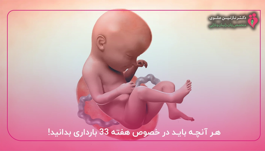 هر آنچه باید در خصوص هفته ۳۳ بارداری بدانید!